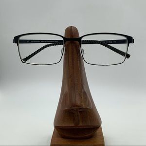 Pass P432-576 Black Oval Sunglasses Frames